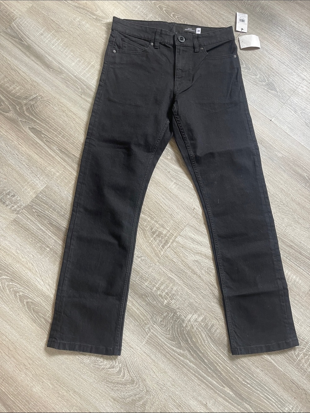 Volcom Men's Black Straight Jeans